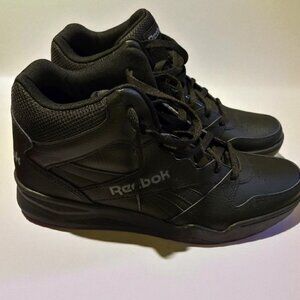 NWOT Reebok Royal Black High-Top Sneakers Men’s Size 9